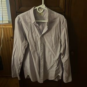 J crew slim fit purple button up